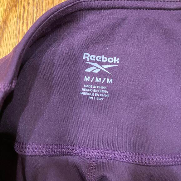 Reebok Athletic Leggings Purple‎ Medium - Picture 3 of 6